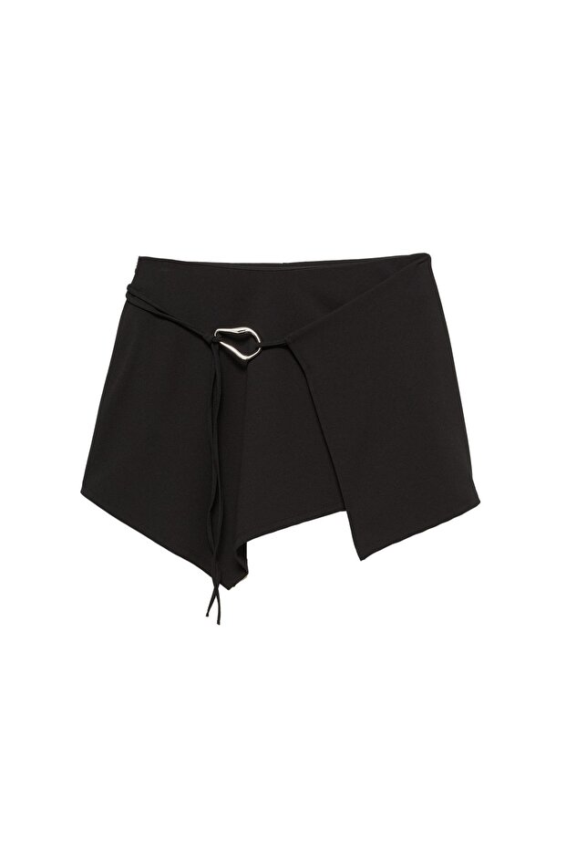 Tokalı pareo mini etek - 4