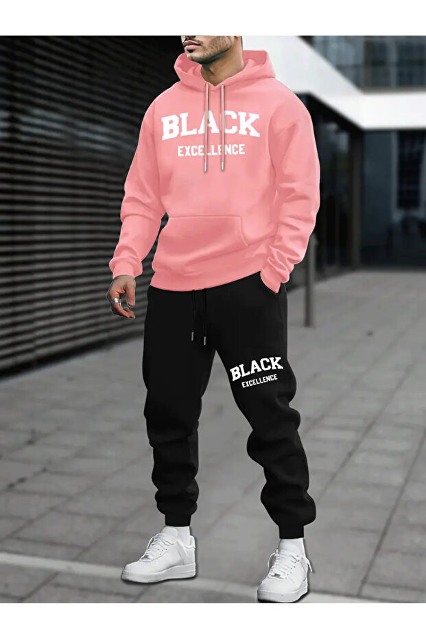 Autumn/Winter Comfortable Loose Fit Hooded Sweatshirt Set