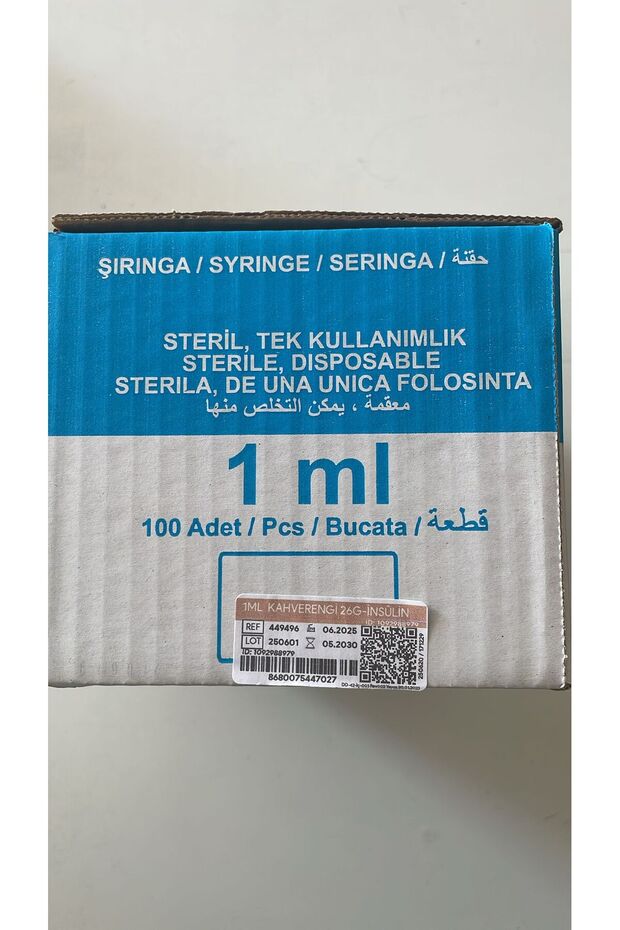 1 ML STERİL TEK KULLANIMLIK İĞNE - 3