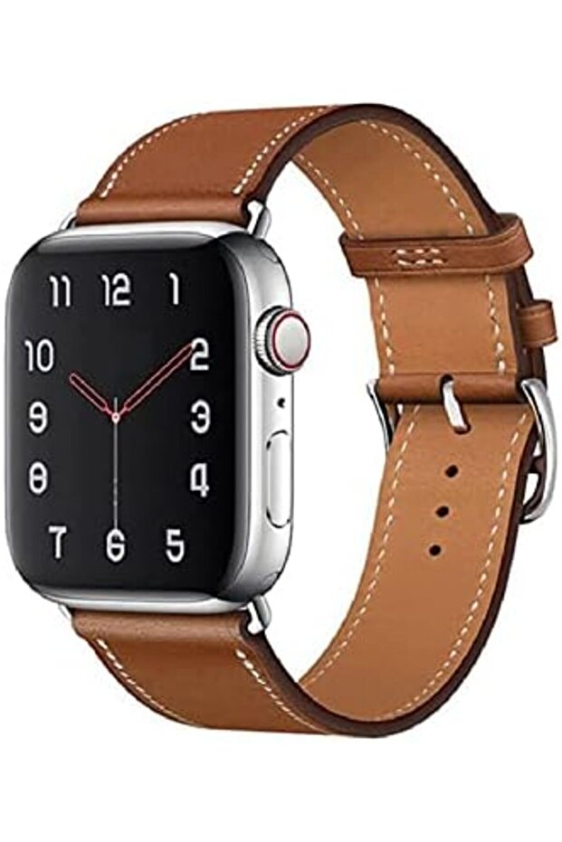 Ouzoon Leather Strap For Apple Watch Series SE | 8 | 7 | 6 | 5 | 4 | 3 | 2 | 1