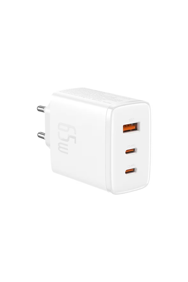 Cube Pro 65w Beyaz Duvar Şarj Cihazı Çıkış:usb X1, Type-c X2 Hızlı Şarj P10152301213-00 - 2