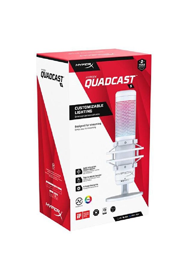 ميكروفون مكثف USB QuadCast S RGB - 3