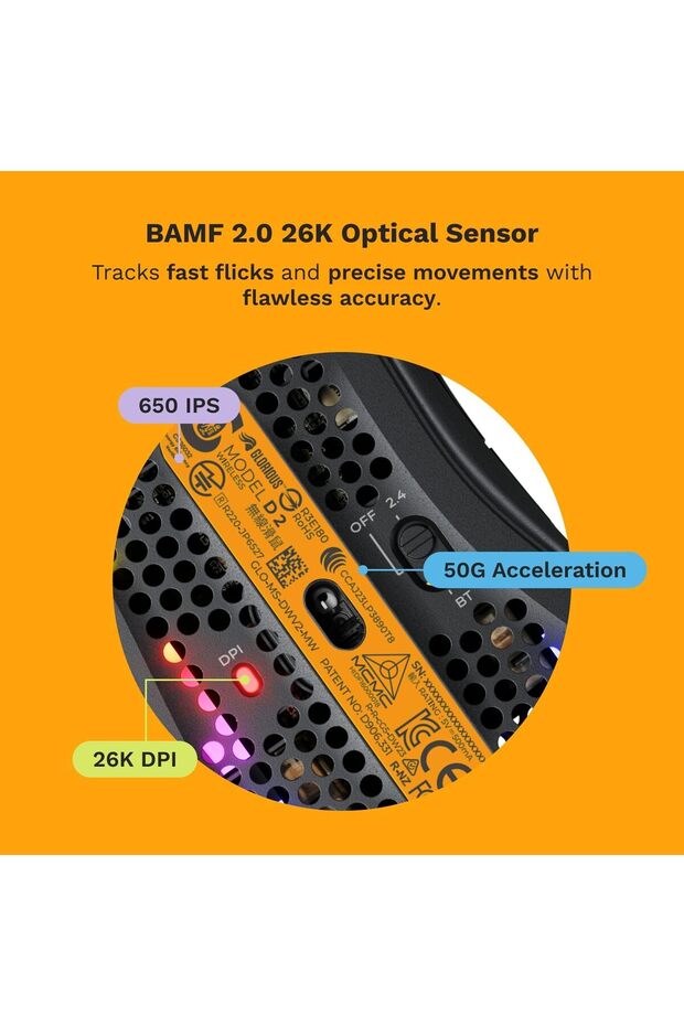 MODEL D2 WIRELESS RGB OYUNCU MOUSE - 8
