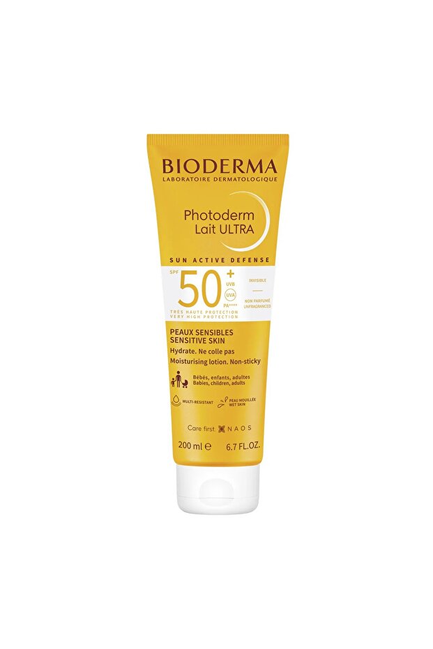 Photoderm Lait Ultra Spf50+ High Protection Milk Form Face and Body Sunscreen for All Skin 100 ml