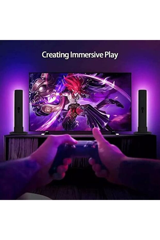 Smart LED Light Bar, RGB Smart LED Lamp with 12 Dynamic Modes and Music Sync Modes, Bluetoot - 4