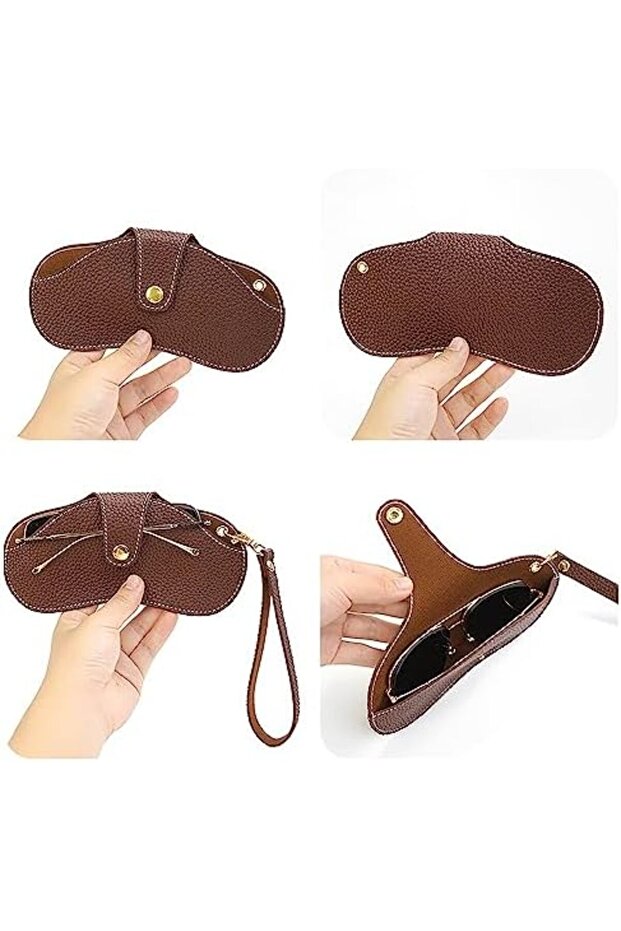 Soft Leather Glasses Case - 6