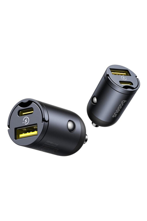 Încărcător auto mini USB tip C 30W - 2