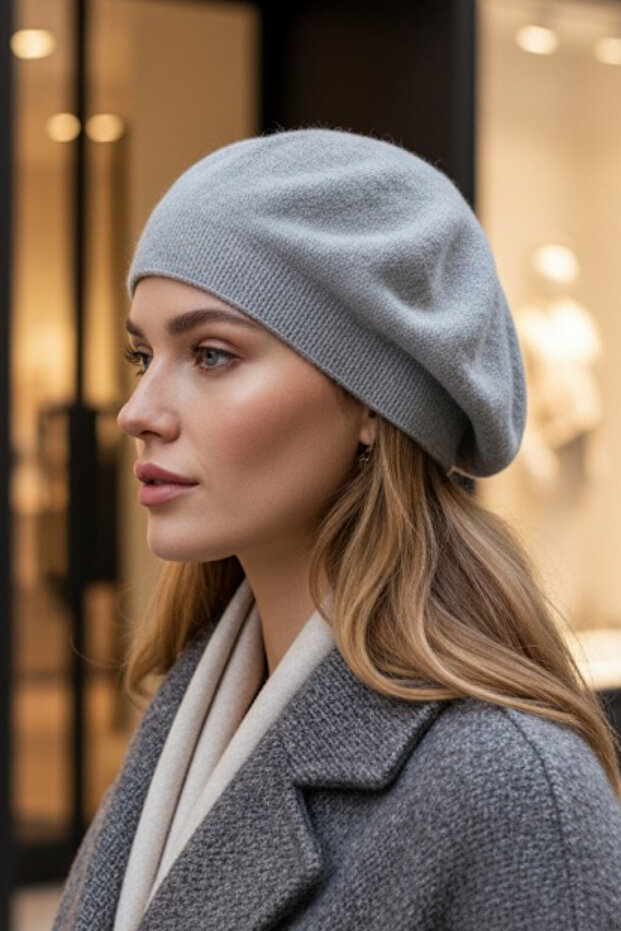 Classic French Style Knit Beanie Premium Hat