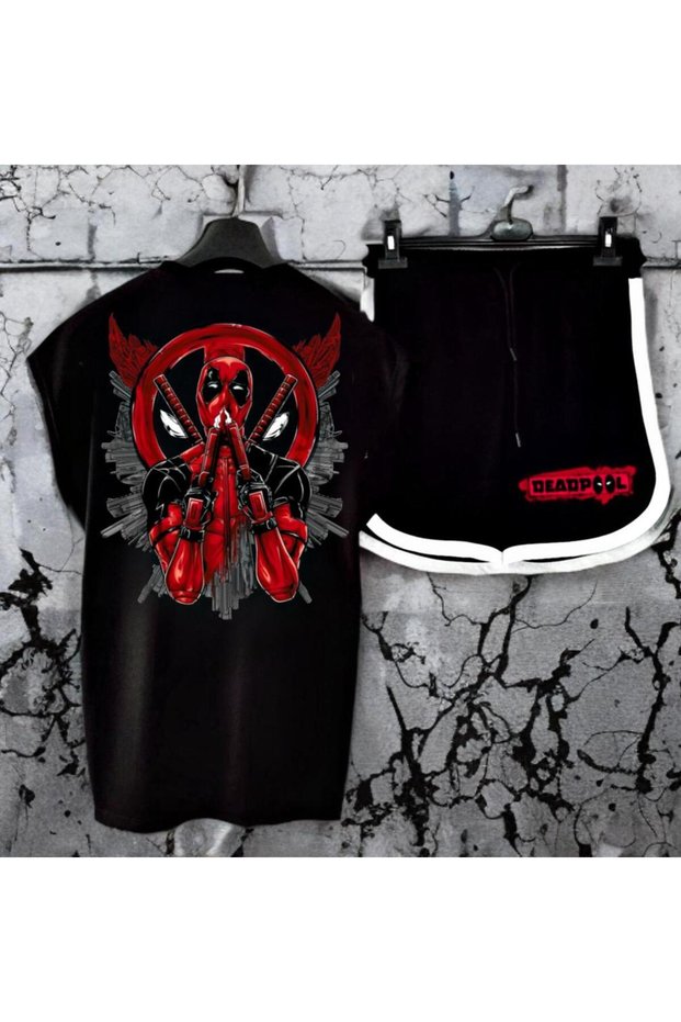 New Season Deadpool Digital Printed Sports Suit