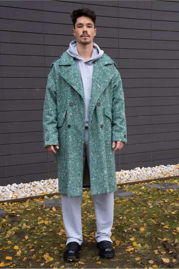 Man Coat Green - 3