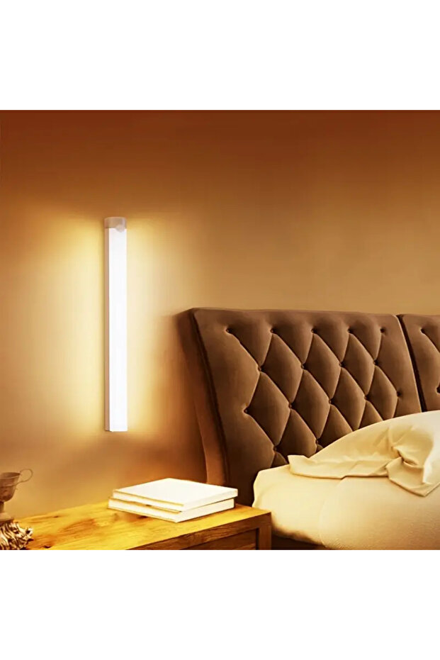 LED İnsan Vücut Sensörlü Işık Dolap Işığı Dolap Işığı Manyetik Şarjlı - 7