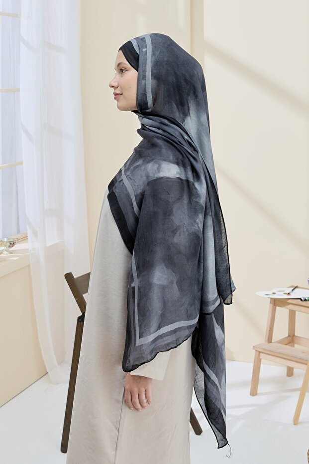 Mistral Desen Bambu Şal - 2