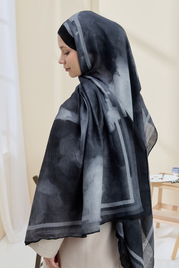 Mistral Desen Bambu Şal - 3