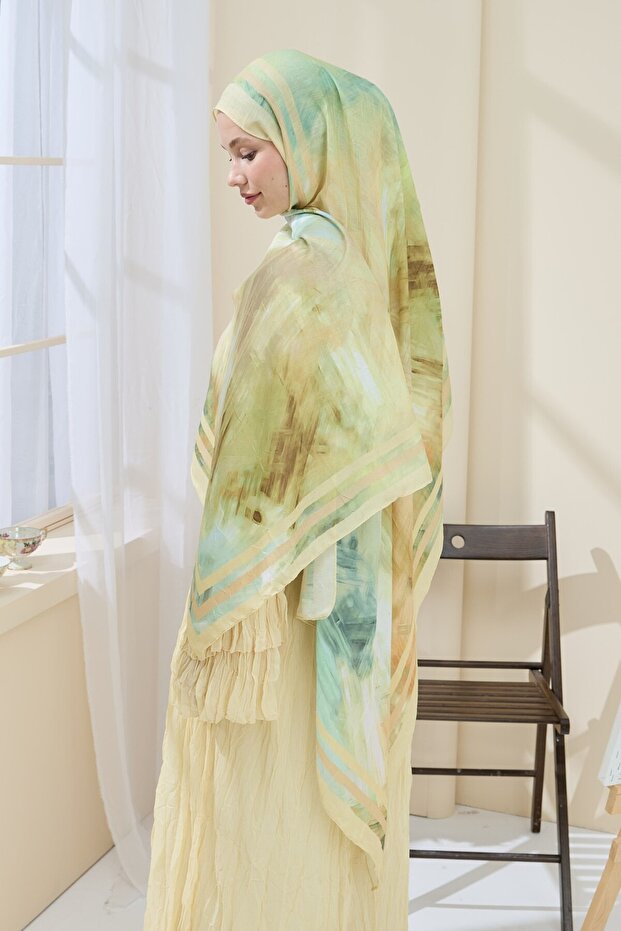 Ashira Desen Bambu Şal - 3