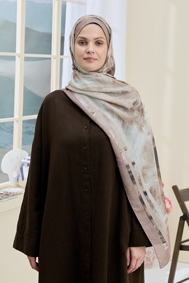 Ashira Desen Bambu Şal - 1