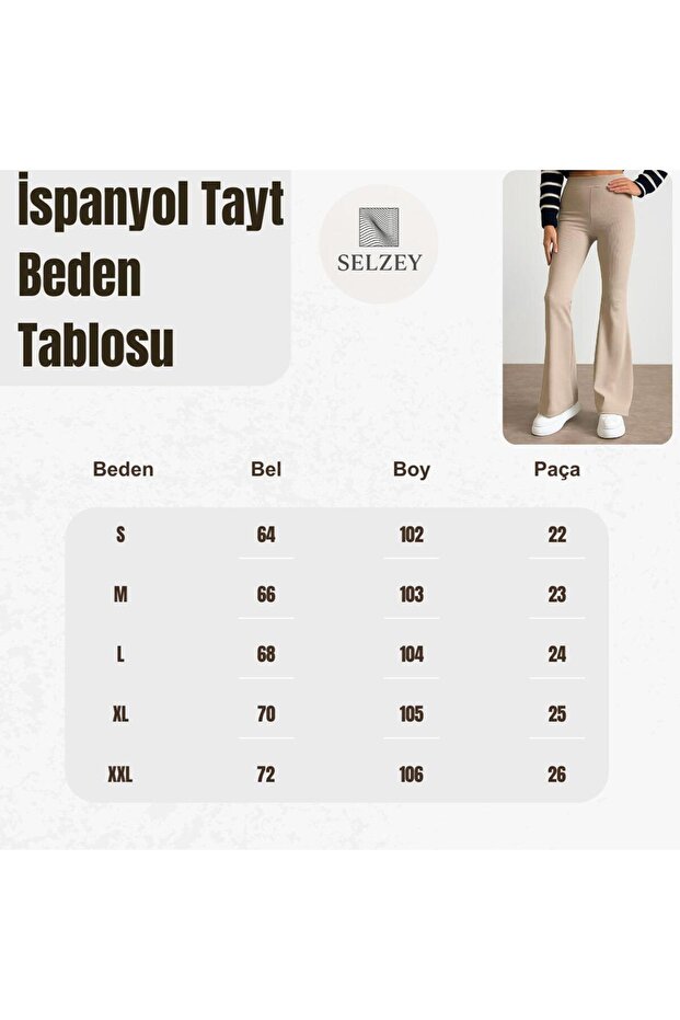 Fitilli Ottoman Kumaş Tayt - 4