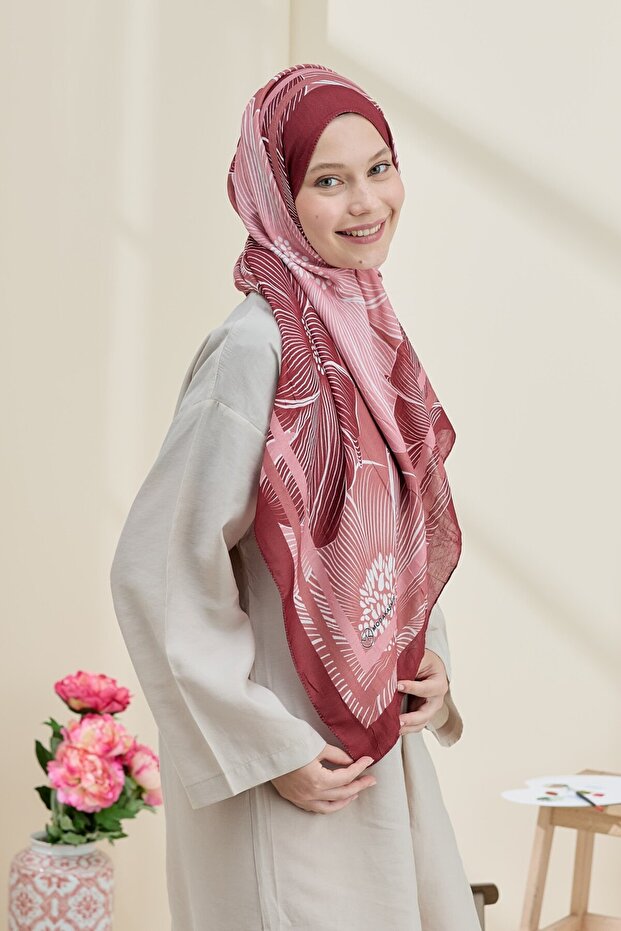 Melia Desen Bambu Şal - 2