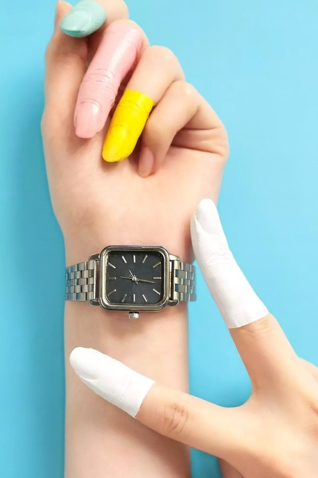 Retro Cord Square Dial Women's Vintage Watch