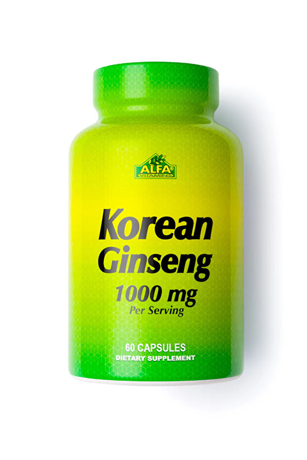 Korean Ginseng 1000 mg - 60 Capsules