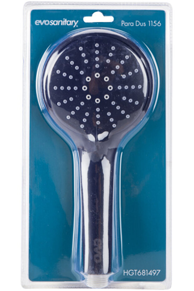 3 Function Shower Head 1156 Black - 2