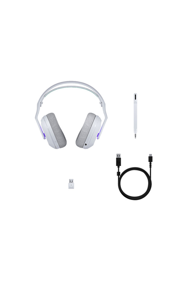 G G522 Lightspeed Kablosuz Bluetooth Kulak Üstü Oyuncu Kulaklığı Beyaz - 1