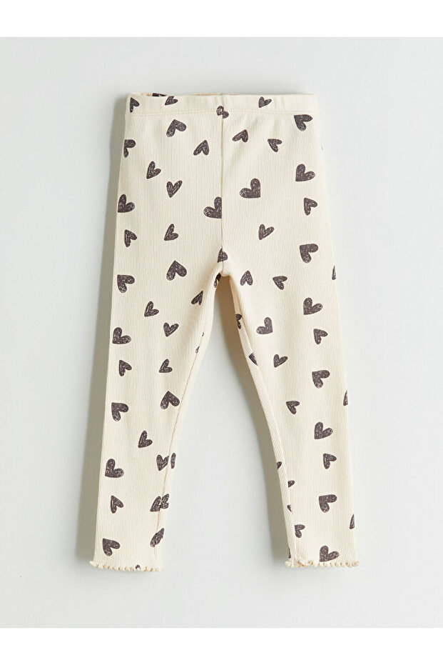 Stilinizi Oluşturun | Kalp Baskılı Kız Bebek Pijama Takımı - 8