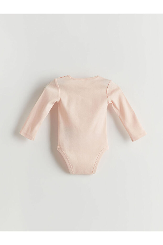 Shining Store'dan Işıltılı Seçimler | Çiçekli Kız Bebek Çıtçıtlı Body 2'li - 6