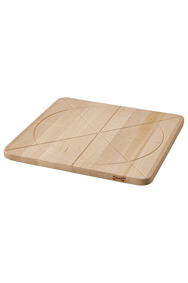 SÅPÖRTMAL Chopping board, beech, 35 x 35 cm