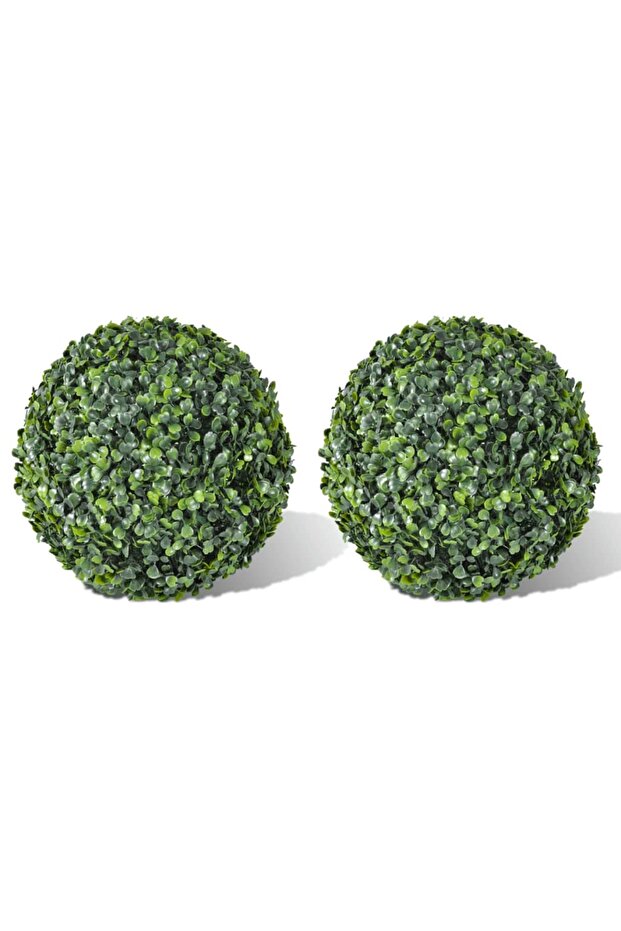Boxwood Ball Artificial Leaf Topiary Ball 35 cm 2 pcs