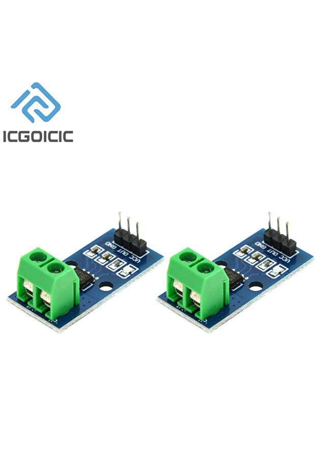 وحدة استشعار تيار هول ICGOICIC 5A عدد 2، وحدة ACS712، 5A 20A 30A، وحدة استشعار تيار هول 5A/2 - 1