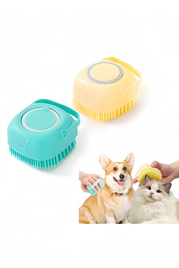 فرشاة استحمام الحيوانات الأليفة - 1