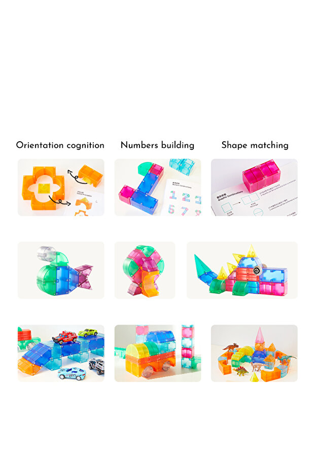 3D Magnetic Blocks - 46pcs - 4