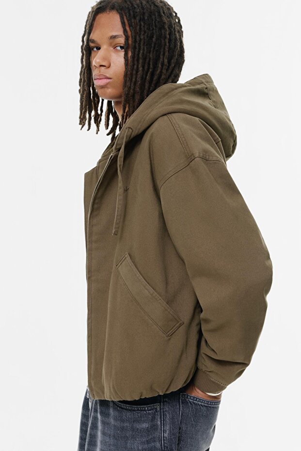 STWD kapüşonlu bomber ceket - 3