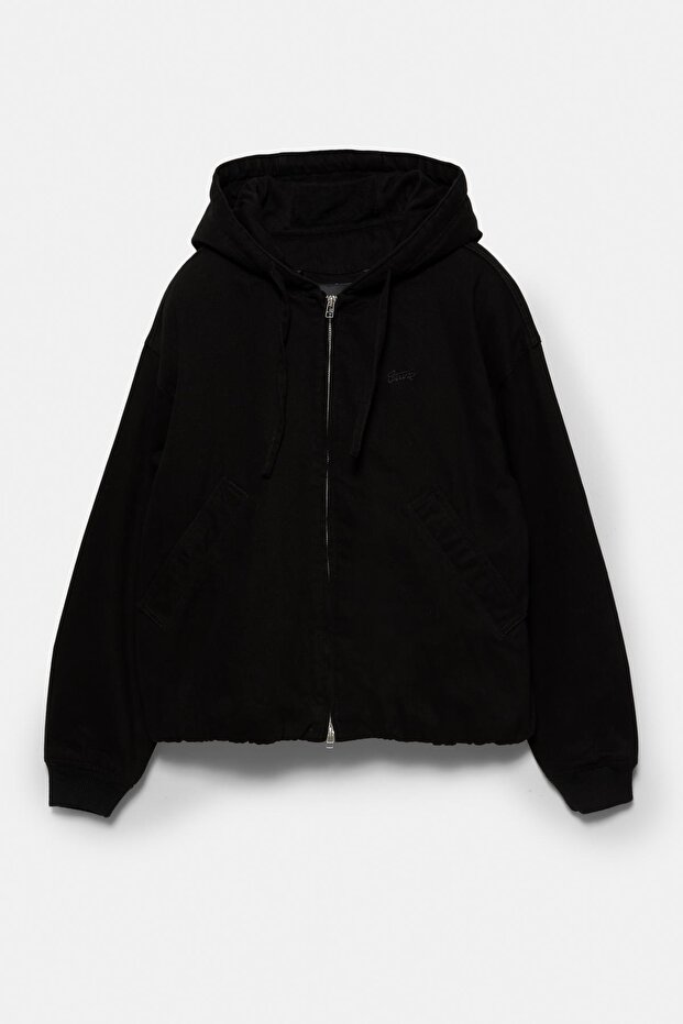 Kapüşonlu STWD bomber ceket - 6