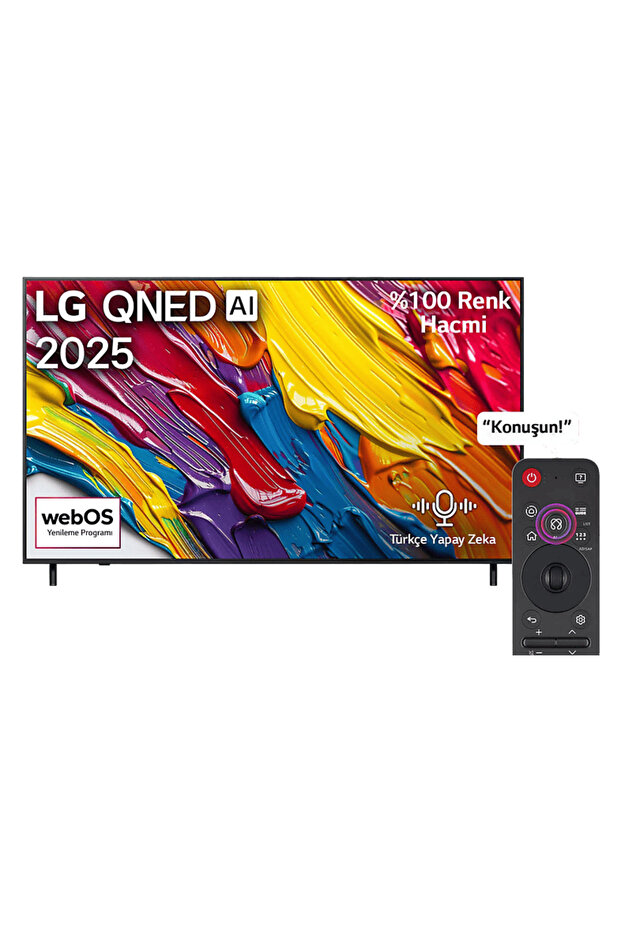 75QNED82A6B 75 inç 190 Ekran Uydu Alıcılı Smart QNED TV AI Sihirli Kumanda HDR10 webOS25 2025 - 1