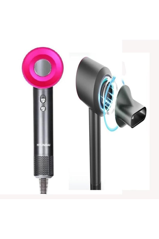 Hyundai HC-157 Beauty Professional High-Speed Hair Dryer with Curling Attachment - Premium Hair Care