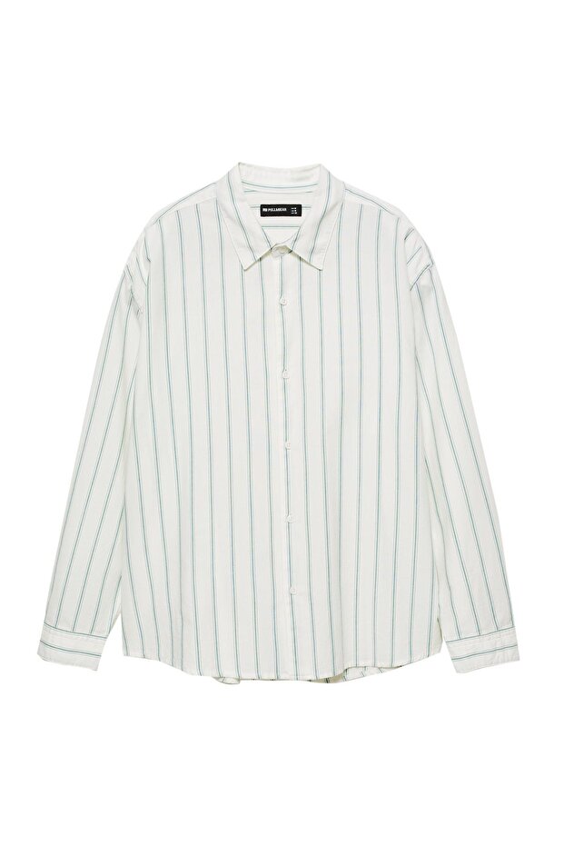 Uzun kollu çizgili gömlek - 3