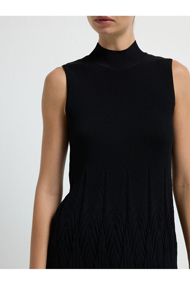 Dik Yaka Triko Bluz - 3