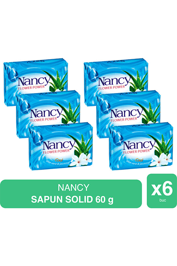 Nancy – Săpun Solid Cool – 60g x 6 - 1