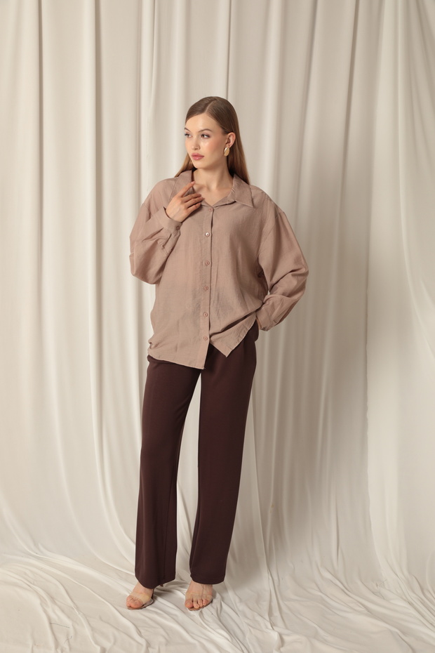 Aerobin Kumaş Basıc Gömlek - 2