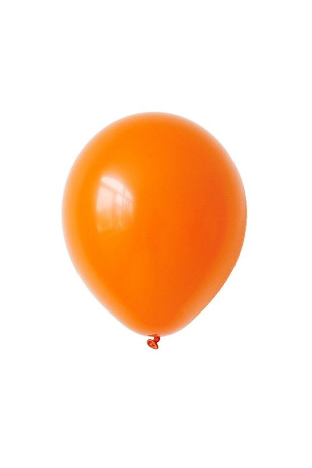 Set of 10 Latex Balloons, Flippy, Party Pattern with Polka Dots and Plains, 30 cm, Orange, 2.8 g - 2