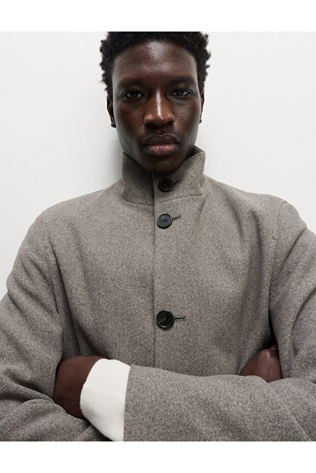 Yüksek Yaka Ceket - 1