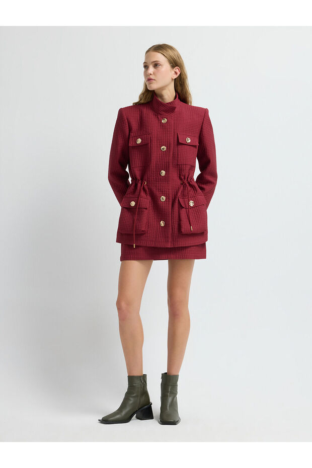 Hakim Yaka Kapitone Ceket - 3