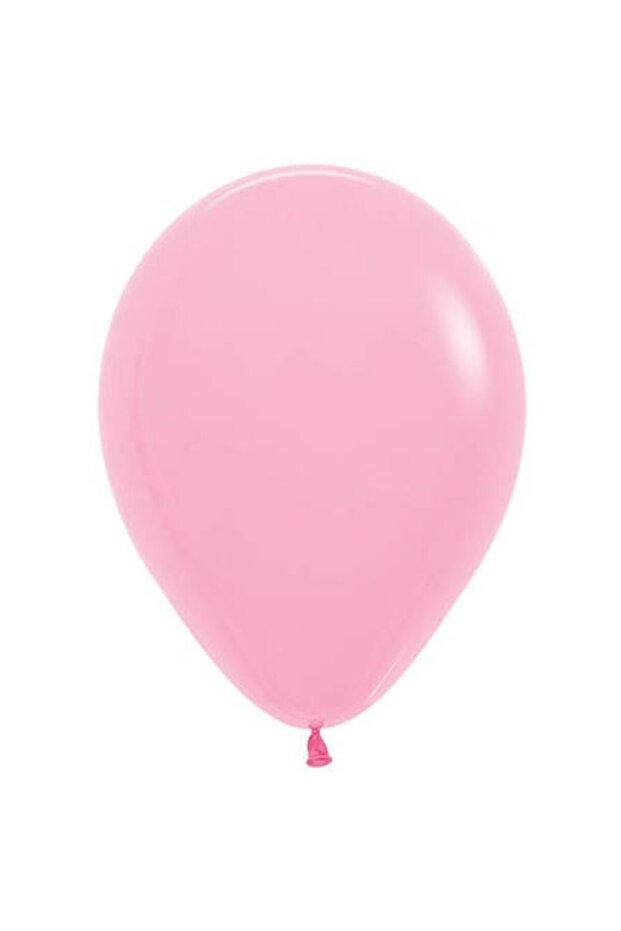 Set of 10 Latex Balloons, Flippy, Party Pattern with Polka Dots and Plains, 30 cm, Pink, 2.8 g - 3