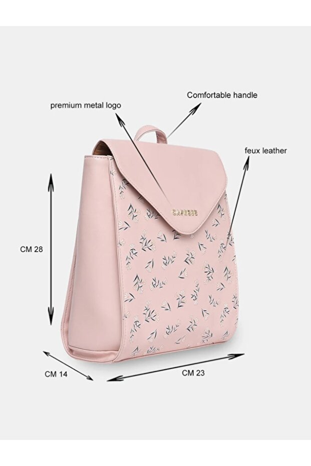 حقيبة ظهر ميريدا كبيرة بلون أحمر الخدود - 5