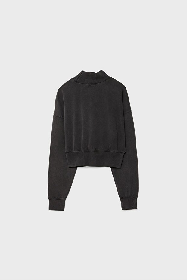 Dik Yaka İnterlok Sweatshirt - 7