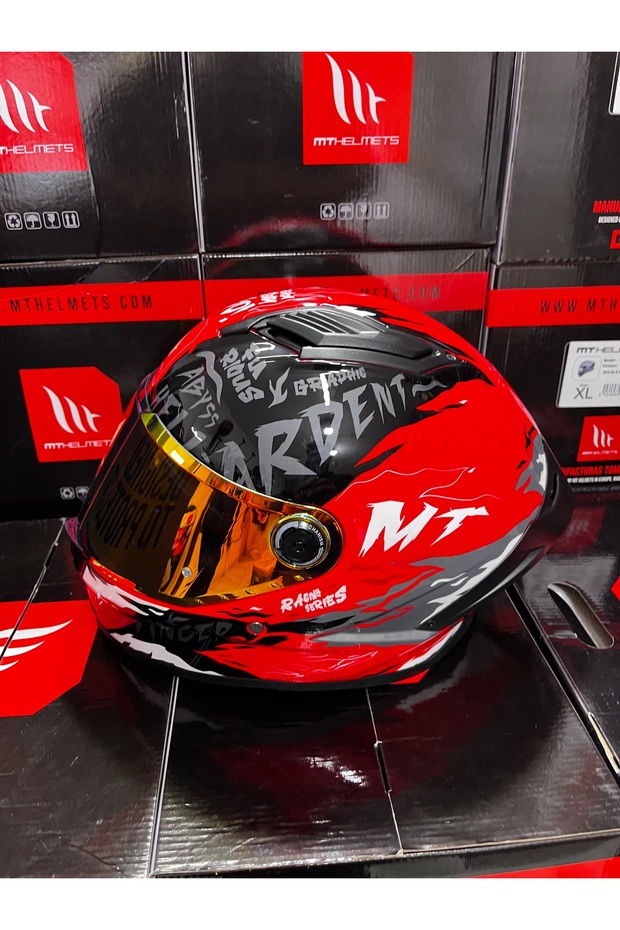 Helmets Stinger 2 Ardent C5 kask (şeffaf vizörlü) - 1
