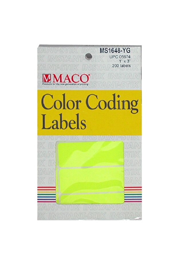 Color Coding Labels - 1
