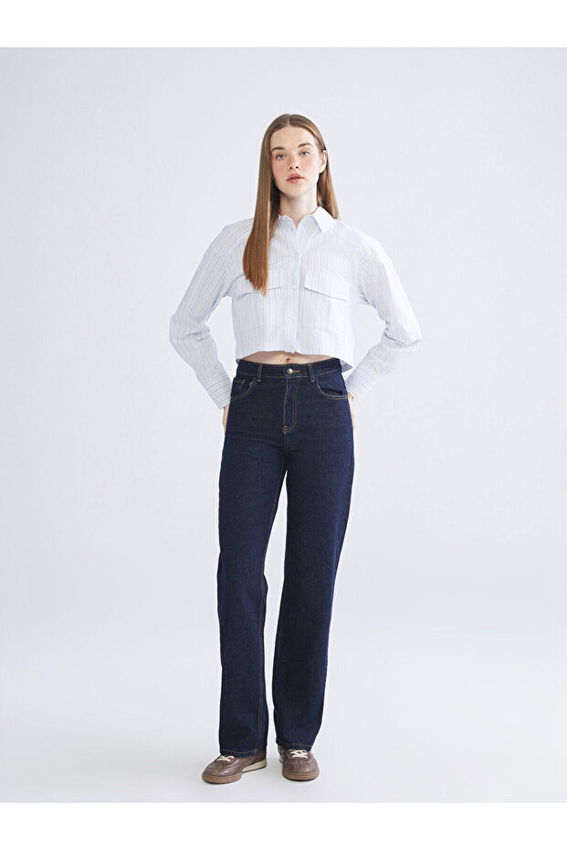 Straight Fit Women's Jean Pants