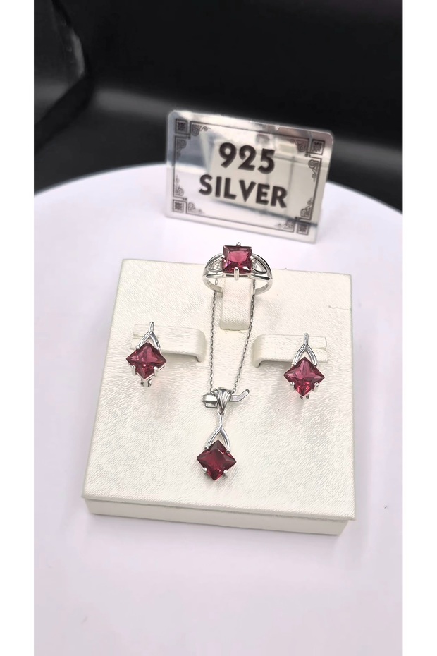 925 Ayar Kadın Gümüş Set - 2
